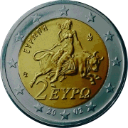 Zeus als Stier, der Europa entführt (God Zeus as a taurus,  kidnapping  europa)