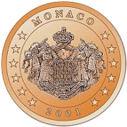 fürstliches monegassisches Wappen (princely monegassic coat of arms)